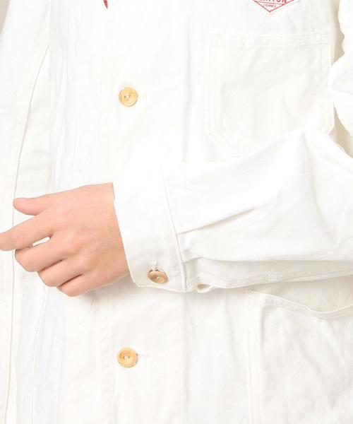 BEAUTY&YOUTH UNITED ARROWS(ビューティーアンドユースユナイテッドアローズ)の「<DANTON> HEAVY TWILL C/ALL/カバーオール◆(カバーオール・メンズ・ホワイト/ロイヤルブルー・38/40/42)」の10枚目の写真