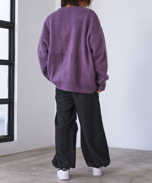 PBLIM（ページボーイリム）の「PAGEBOYLIM/アソートシャギーカーデ（カーディガン/ボレロ・レディース・ブラウン系その他/グリーン系その他/イエロー系その他/ブラウン系その他2/クリアブルー/ラベンダー・FREE）」の18枚目の写真