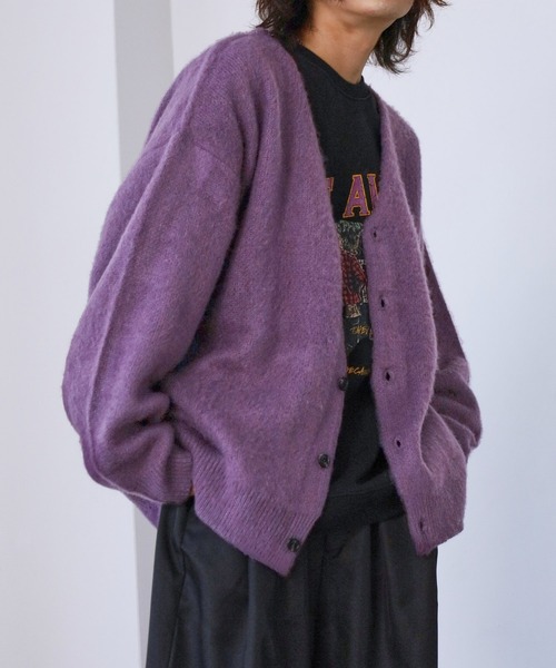 PBLIM（ページボーイリム）の「PAGEBOYLIM/アソートシャギーカーデ（カーディガン/ボレロ・レディース・ブラウン系その他/グリーン系その他/イエロー系その他/ブラウン系その他2/クリアブルー/ラベンダー・FREE）」の13枚目の写真