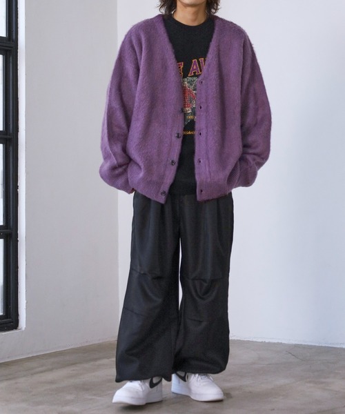 PBLIM（ページボーイリム）の「PAGEBOYLIM/アソートシャギーカーデ（カーディガン/ボレロ・レディース・ブラウン系その他/グリーン系その他/イエロー系その他/ブラウン系その他2/クリアブルー/ラベンダー・FREE）」の16枚目の写真