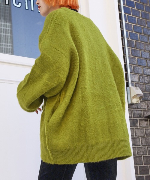 PBLIM（ページボーイリム）の「PAGEBOYLIM/アソートシャギーカーデ（カーディガン/ボレロ・レディース・ブラウン系その他/グリーン系その他/イエロー系その他/ブラウン系その他2/クリアブルー/ラベンダー・FREE）」の22枚目の写真