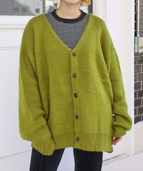 PBLIM（ページボーイリム）の「PAGEBOYLIM/アソートシャギーカーデ（カーディガン/ボレロ・レディース・ブラウン系その他/グリーン系その他/イエロー系その他/ブラウン系その他2/クリアブルー/ラベンダー・FREE）」の20枚目の写真