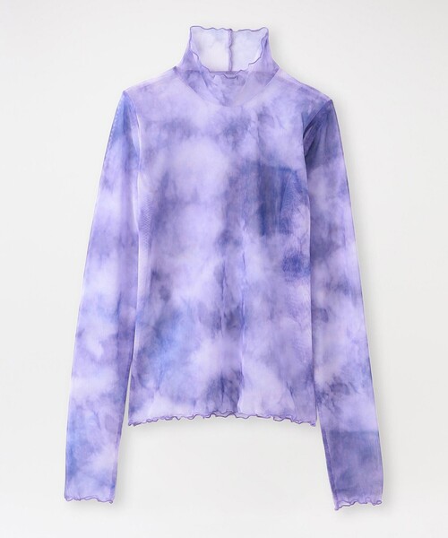 LOVELESS（ラブレス）の「【ドラマ着用商品】チュールハイネックトップス（Tシャツ/カットソー・レディース・ライトグリーン/パープル系その他/ベージュ系その他3/レッド系その他3・36）」の4枚目の写真