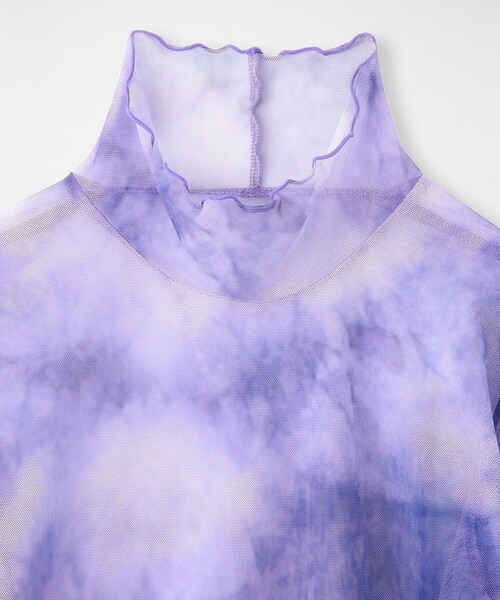 LOVELESS（ラブレス）の「【ドラマ着用商品】チュールハイネックトップス（Tシャツ/カットソー・レディース・ライトグリーン/パープル系その他/ベージュ系その他3/レッド系その他3・36）」の6枚目の写真
