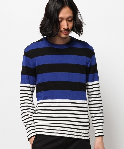 603（ロクマルサン）の「603 ラガーボーダーニット（ニット/セーター