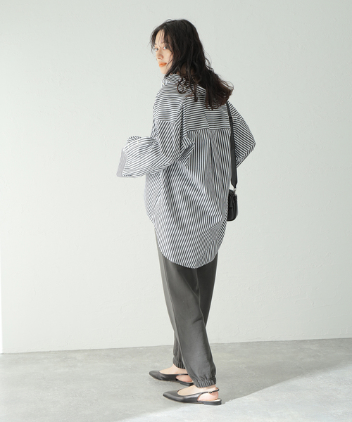 JOURNAL STANDARD（ジャーナルスタンダード）の「フレンチテリースウェットパンツ（スウェットパンツ・レディース・ホワイト/ライトグレー/ブラック系その他・FREE）」の5枚目の写真