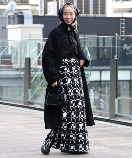 Ray BEAMS（レイビームス）の「Ray BEAMS / ベルテッド ラップ コート（その他アウター・レディース・ブラック/ブラウン/ブルー・ONE SIZE）」の15枚目の写真