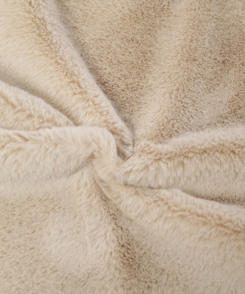 Edit Sheen(エディットシーン)の「フェイクファーベスト(ベスト・レディース・モカ/グレイッシュベージュ・M)」の15枚目の写真