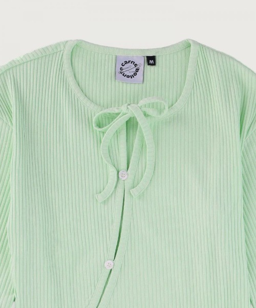 Carne Bollente（カルネボレンテ）の「NOTHING UNDERNEATH - TOP（Tシャツ/カットソー・レディース・グリーン・S）」の16枚目の写真