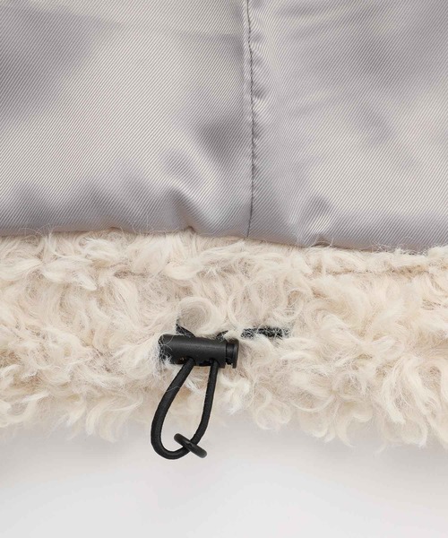 X-girl(エックスガール)の「CURLY BOA JACKET(その他アウター・レディース・ライトブルー/ブラック/ホワイト・M/S)」の15枚目の写真