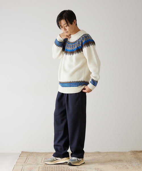 417 EDIFICE（フォーワンセブンエディフィス）の「ウール ノルディック セーター（ニット/セーター・メンズ・その他1/その他2/その他10・MEDIUM/LARGE）」の11枚目の写真