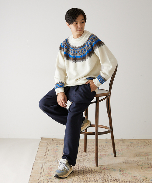 417 EDIFICE（フォーワンセブンエディフィス）の「ウール ノルディック セーター（ニット/セーター・メンズ・その他1/その他2/その他10・MEDIUM/LARGE）」の13枚目の写真