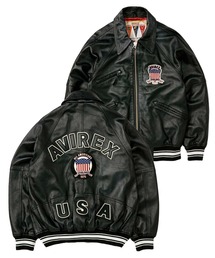 AVIREX | LIGHT SIGNATURE VARSITY JACKET / ライト シグネチャー ヴァーシティ ジャケット(スタジャン)