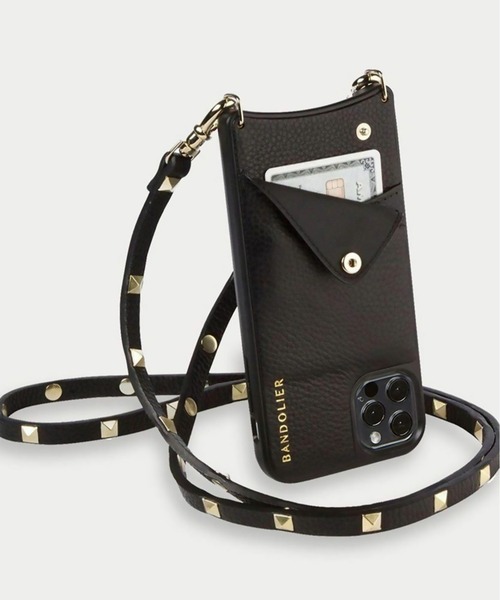 BANDOLIER（バンドリヤー）の「【BANDOLIER】SARAH GOLD iPhone13 iPhone12 iPhone12Pro iPhoneSE,iPhone6,iPhone7,iPhone8（スマホケース/カバー・レディース・ブラック・iPhone 7/8/SE(第2/第3世代)/iPhone 13/iPhone 12/12 Pro/iPhone 15 Pro/iPhone 15/iPhone 13 Pro）」の5枚目の写真