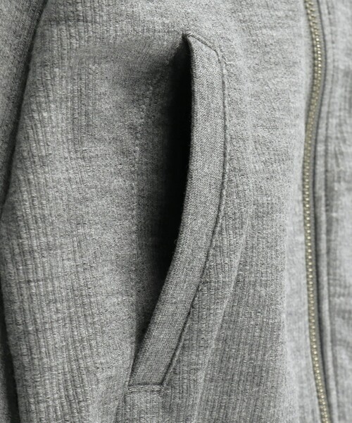 BRANSHES(ブランシェス)の「【ジップアップ】ジャケット(ノーカラージャケット・キッズ・ネイビー/杢グレー・100/110/160/140/150/120/130)」の20枚目の写真