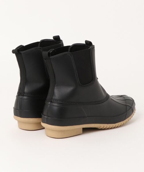 TopIsm(トップイズム)の「防水 サイドゴア ショートブーツ(ブーツ・メンズ・ブラック・25.5cm/26.5cm/27.0cm/26.0cm)」の2枚目の写真