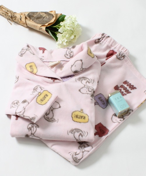PEANUTS(ピーナッツ)の「【SNOOPY】スヌーピールームアイテム3点セット(ルームウェア/パジャマ)」 - WEAR