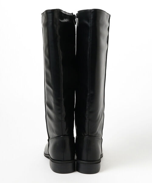 B:MING by BEAMS(ビーミングバイビームス)の「B:MING by BEAMS / ワイドシャフト ロングブーツ(ブーツ・レディース・ブラック/ブラウン/ブラック系その他4・22.5/23.5/24.5)」の4枚目の写真