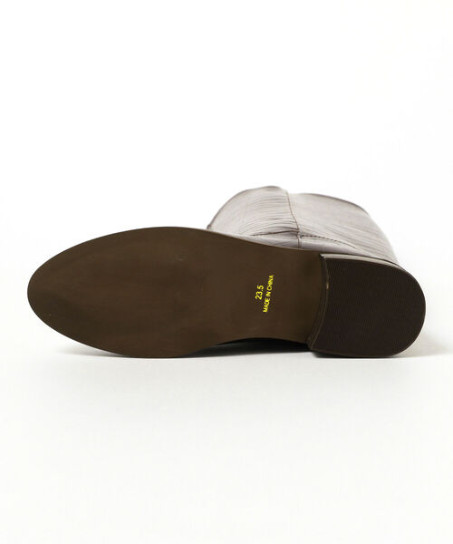 B:MING by BEAMS(ビーミングバイビームス)の「B:MING by BEAMS / ワイドシャフト ロングブーツ(ブーツ・レディース・ブラック/ブラウン/ブラック系その他4・22.5/23.5/24.5)」の10枚目の写真