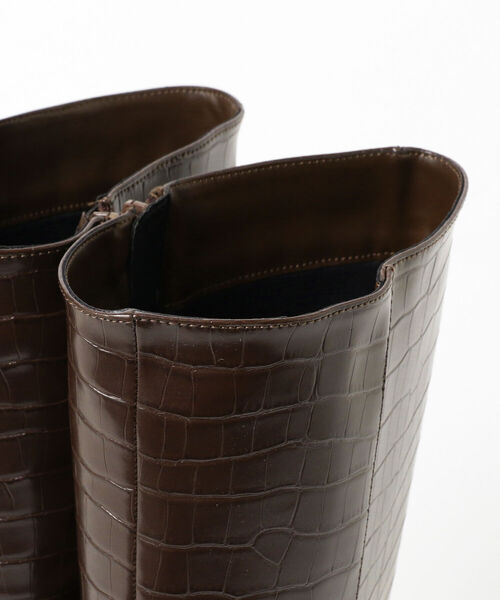 B:MING by BEAMS(ビーミングバイビームス)の「B:MING by BEAMS / ワイドシャフト ロングブーツ(ブーツ・レディース・ブラック/ブラウン/ブラック系その他4・22.5/23.5/24.5)」の8枚目の写真