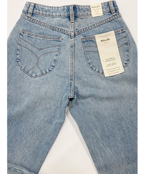 ROLLA'S(ローラス)の「CLASSIC STRAIGHT(デニムパンツ・レディース・コバルトブルー・23/24/25/27/28)」の10枚目の写真