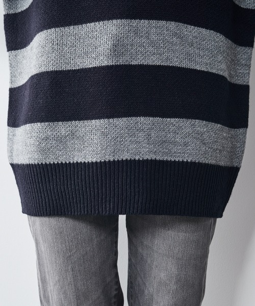 CHIC STYLE（シックスタイル）の「＜大きいサイズ＞ラガーニット