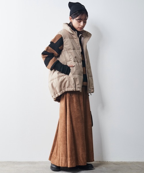 CHIC STYLE(シックスタイル)の「<大きいサイズ>ラガーニットプルオーバー シックスタイル(ニット/セーター・レディース・グレー系/ブラウン系・LL/6L/5L/4L/3L/8L/L)」の12枚目の写真