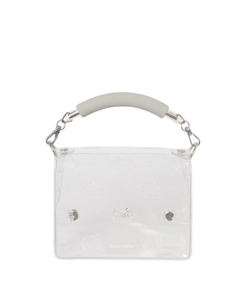 NaNa-NaNa（ナナナナ）の「nana-nana/ナナナナ×HelloKitty/ハローキティ×PSG/パリサンジェルマン A6 BAG PVC クリアバッグ キティちゃん（ショルダーバッグ・レディース・クリア・FREE）」の5枚目の写真