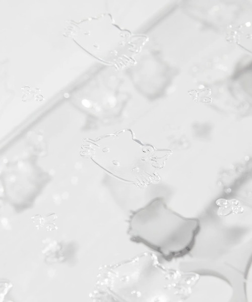 NaNa-NaNa（ナナナナ）の「nana-nana/ナナナナ×HelloKitty/ハローキティ×PSG/パリサンジェルマン A6 BAG PVC クリアバッグ キティちゃん（ショルダーバッグ・レディース・クリア・FREE）」の2枚目の写真