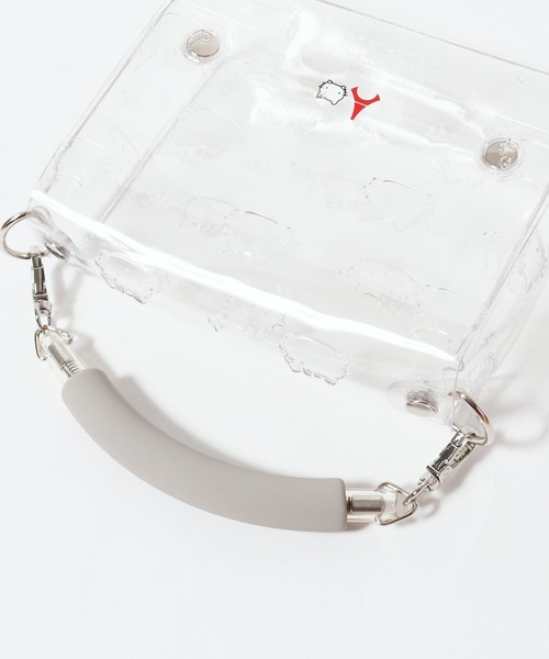 NaNa-NaNa（ナナナナ）の「nana-nana/ナナナナ×HelloKitty/ハローキティ×PSG/パリサンジェルマン A6 BAG PVC クリアバッグ キティちゃん（ショルダーバッグ・レディース・クリア・FREE）」の9枚目の写真