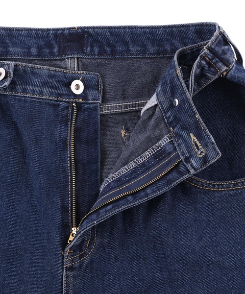 Figments（フィグメンツ）の「ワイドタックデニムパンツ（デニムパンツ・レディース・インディゴブルー・SMALL/MEDIUM/LARGE）」の12枚目の写真