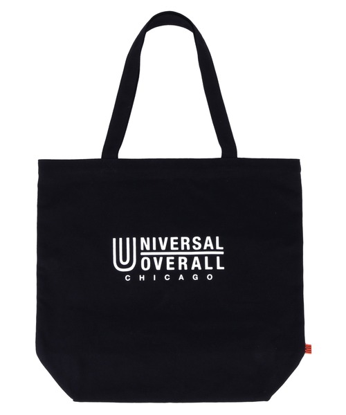 UNIVERSAL OVERALL（ユニバーサルオーバーオール）の「ユニバーサルオーバーオールスーベニアコットントート（トートバッグ・レディース・ホワイト/ブラック・F）」の3枚目の写真