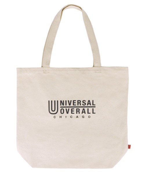 UNIVERSAL OVERALL（ユニバーサルオーバーオール）の「ユニバーサルオーバーオールスーベニアコットントート（トートバッグ・レディース・ホワイト/ブラック・F）」の16枚目の写真