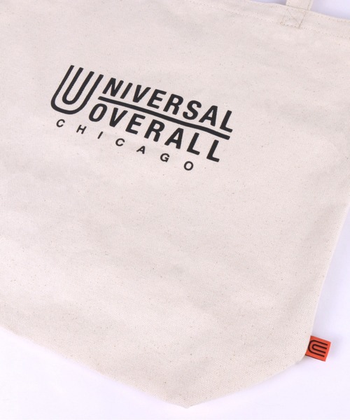 UNIVERSAL OVERALL（ユニバーサルオーバーオール）の「ユニバーサルオーバーオールスーベニアコットントート（トートバッグ・レディース・ホワイト/ブラック・F）」の15枚目の写真