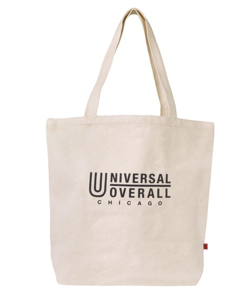UNIVERSAL OVERALL（ユニバーサルオーバーオール）の「ユニバーサルオーバーオールスーベニアコットントート（トートバッグ・レディース・ホワイト/ブラック・F）」の12枚目の写真