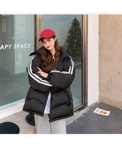 ☆Titleist golf☆タイトリスト韓国 レディースダウンジャケット セール】韓国っぽストリートダウンジャケット（ダウンジャケット