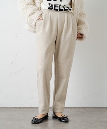 PUAL CE CIN | 圧縮ニットジャージースラックスパンツ(スラックス)