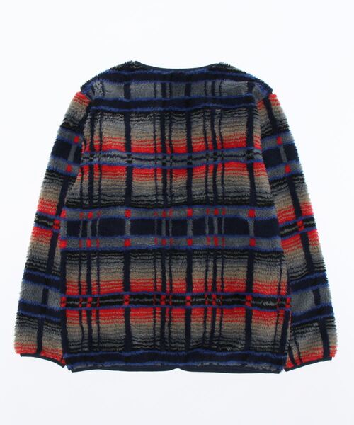 WILD THINGS(ワイルドシングス)の「WILD THINGS/ワイルドシングス FLUFFY BOA CARDIGAN(ブルゾン・メンズ・その他1/ダークグレー/オリーブ・MEDIUM/LARGE)」の4枚目の写真