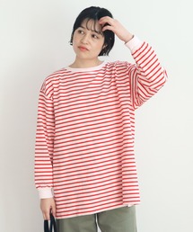 vintage border Puff プルオーバー