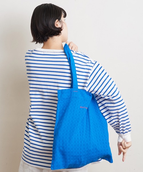 bulle de savon（ビュルデサボン）の「vintage border Puff プルオーバー（Tシャツ/カットソー・レディース・ブルー/レッド・FREE）」の7枚目の写真