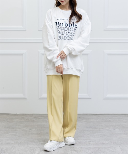 clear（クリア）の「センタープレスストレートパンツ（スラックス・レディース・ブラック/イエロー/アイボリー・M/S）」の18枚目の写真