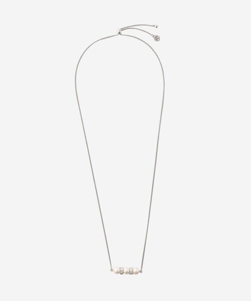 MACKINTOSH LONDON（マッキントッシュ ロンドン）の「パールビジューロンデルネックレス（ネックレス・レディース・シルバー・FREE）」の3枚目の写真