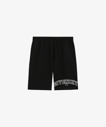 Bermuda shorts in embroidered fleece