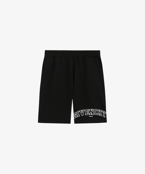 GIVENCHY(ジバンシイ)の「Bermuda shorts in embroidered fleece(その他パンツ・メンズ・ブラック・SMALL/MEDIUM/LARGE/X-LARGE/X-SMALL)」の1枚目の写真