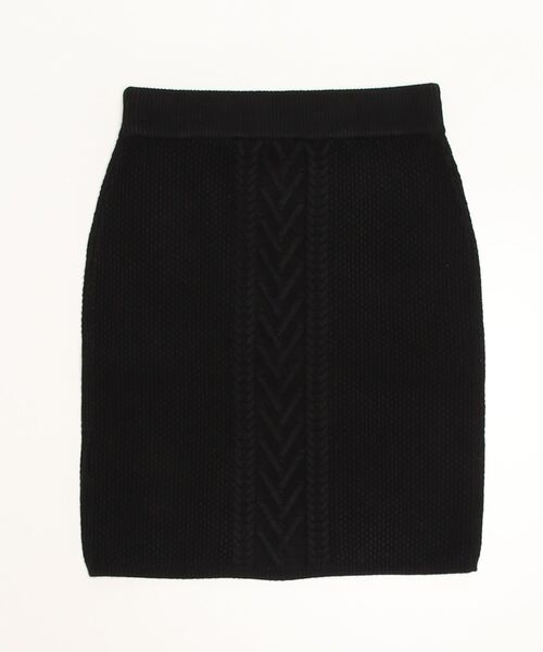 Guess（ゲス）の「Coraline knit Skirt（スカート・レディース・ブラック/クリーム・SMALL/X-SMALL/MEDIUM）」の3枚目の写真