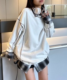 PAGEBOY | カラーステッチBIGスウェット(スウェット)