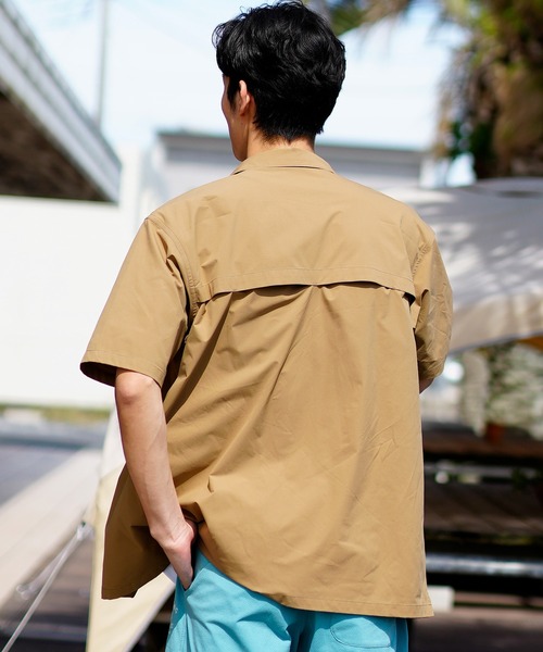 BILLABONG（ビラボン）の「BILLABONG/ビラボン 撥水/速乾 ストレッチ セットアップ対応 ユーティリティ/半袖シャツ BD011-124（シャツ/ブラウス・メンズ・ブラウン/ブラック・M/L/XL）」の3枚目の写真