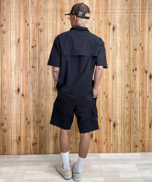 BILLABONG（ビラボン）の「BILLABONG/ビラボン 撥水/速乾 ストレッチ セットアップ対応 ユーティリティ/半袖シャツ BD011-124（シャツ/ブラウス・メンズ・ブラウン/ブラック・M/L/XL）」の15枚目の写真
