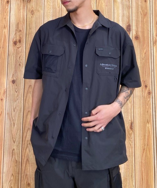 BILLABONG（ビラボン）の「BILLABONG/ビラボン 撥水/速乾 ストレッチ セットアップ対応 ユーティリティ/半袖シャツ BD011-124（シャツ/ブラウス・メンズ・ブラウン/ブラック・M/L/XL）」の10枚目の写真