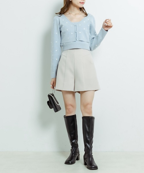 OLIVE des OLIVE（オリーブデオリーブ）の「花刺繍キャミソール（キャミソール・レディース・オフホワイト/ブラック/サックスブルー・FREE）」の17枚目の写真